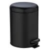 Wenko Kosmetik-Treteimer Leman Schwarz 5 L