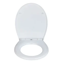 Wenko Premium WC-Sitz Korfu bis 300 kg belastbar Thermoplast weiß mit Absenkautomatik