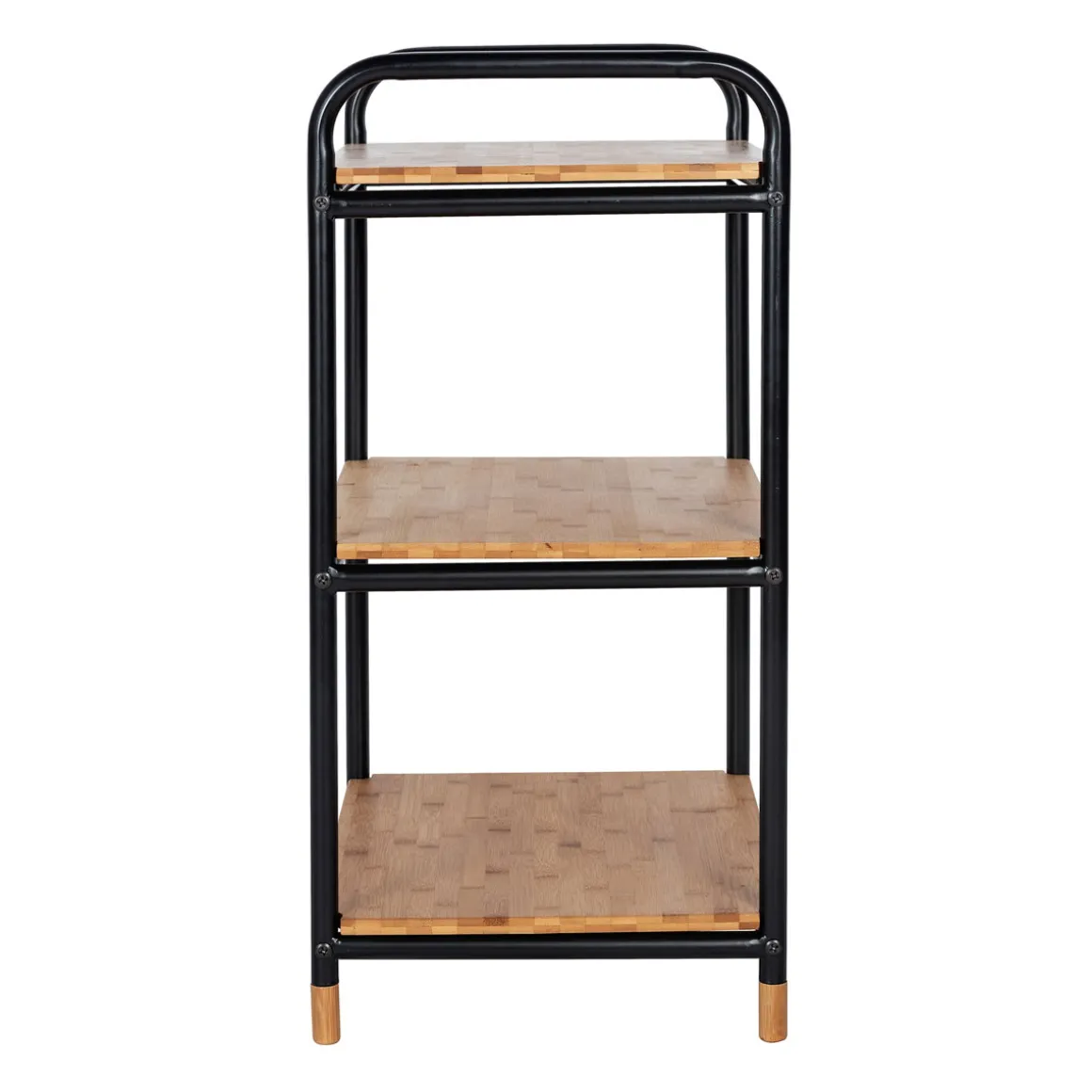 Wenko Regal Loft aus Bambus mit 3 Etagen Badezimmerregal Wohnregal