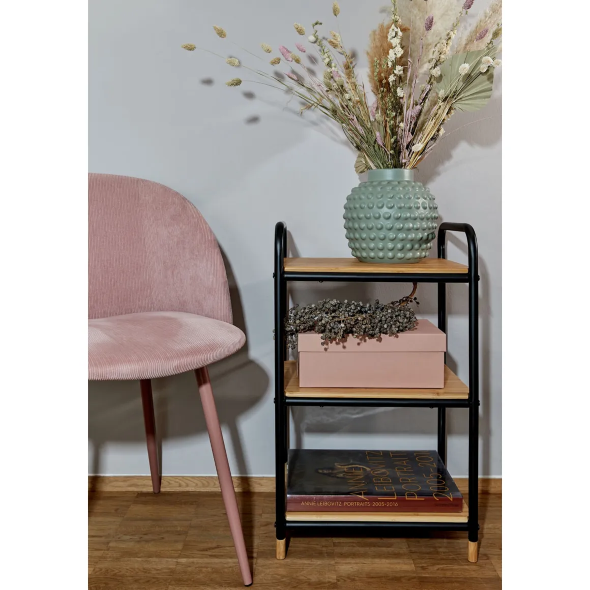 Wenko Regal Loft aus Bambus mit 3 Etagen Badezimmerregal Wohnregal