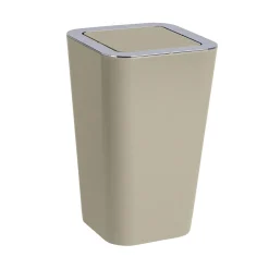 Wenko Schwingdeckeleimer Candy Taupe 6 L