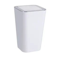 Wenko Schwingdeckeleimer Candy White 2er Set je 6 L