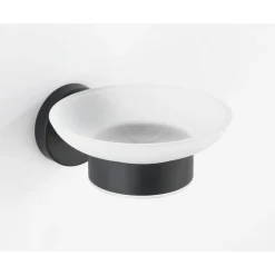 Wenko Seifenablage Bosio Edelstahl Black matt rostfrei