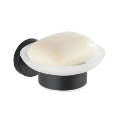 Wenko Seifenablage Bosio Edelstahl Black matt rostfrei