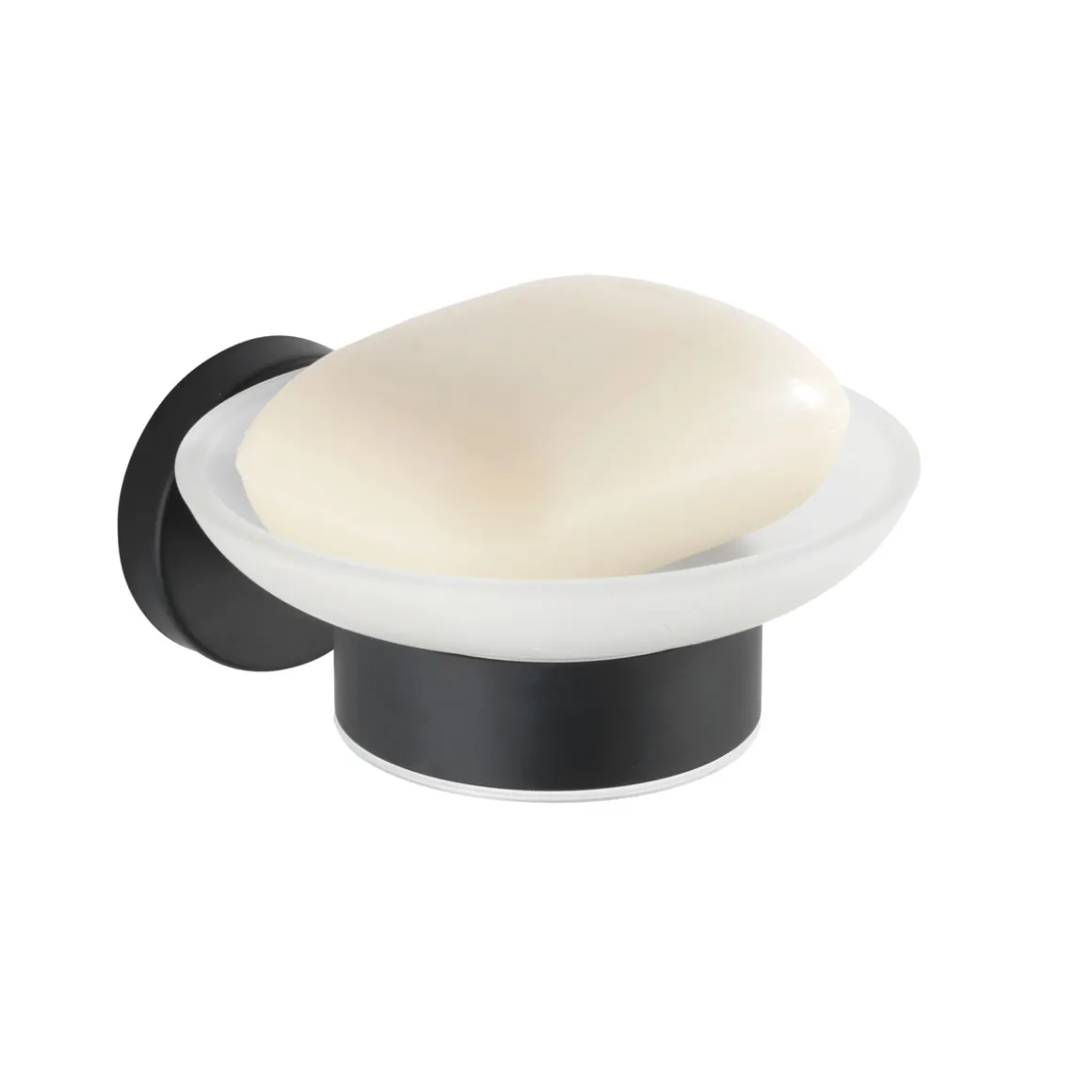 Wenko Seifenablage Bosio Edelstahl Black matt rostfrei