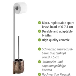 Wenko Stand WC-Garnitur Marrakesh Keramik