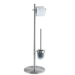 Wenko Stand WC-Garnitur Pieno Edelstahl rostfrei