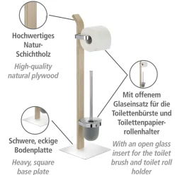 Wenko Stand WC-Garnitur Samona Nature