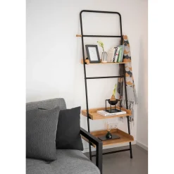 Wenko Standregal Loft Wohnregal Badezimmerregal aus Bambus