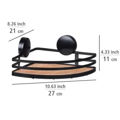 Wenko Static-Loc Eckablage Alba Badezimmerablage