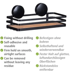 Wenko Static-Loc Wandablage Alba Badezimmerablage