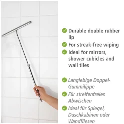 Wenko Teleskop Badezimmerwischer Duschabzieher