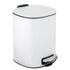 Wenko Treteimer Alassio Weiß 5 L Easy-Close Absenkautomtik