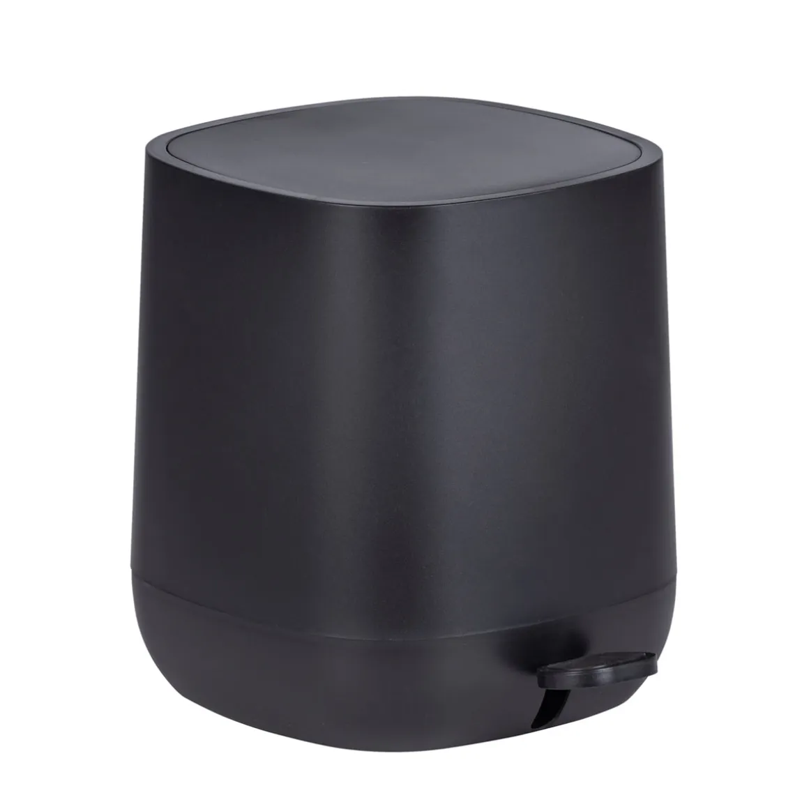 Wenko Treteimer Davos Schwarz 5 L Kosmetikeimer Abfalleimer