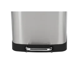 Wenko Treteimer Studio Easy-Close Duo Edelstahl 2 x 12 L rostfrei Absenkautomatik