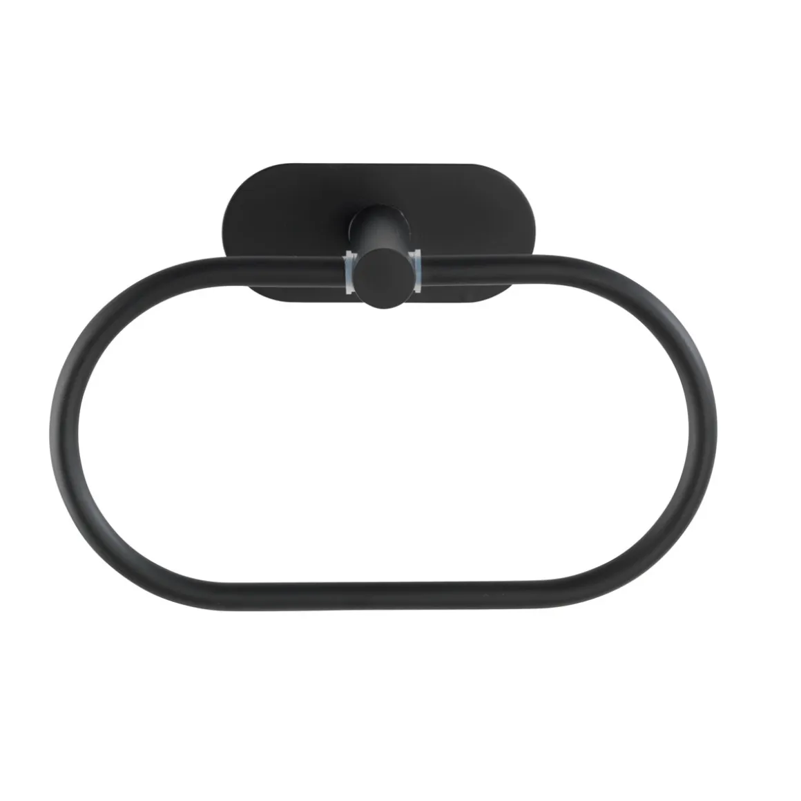 Wenko Turbo-Loc Edelstahl Handtuchring Orea Black Matt Handtuchhalter Befestigen ohne bohren
