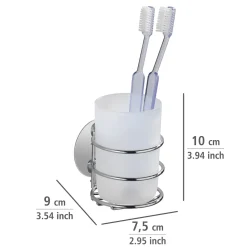Wenko Turbo-Loc Seifenspender und Zahnputzbecher Befestigen ohne bohren
