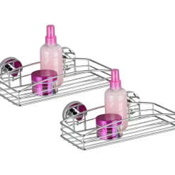 Wenko Vacuum-Loc Wandablage 2er Set Befestigen ohne bohren