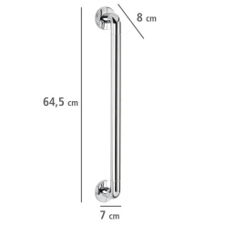 Wenko Wandhaltegriff Secura Chrom 64,5 cm