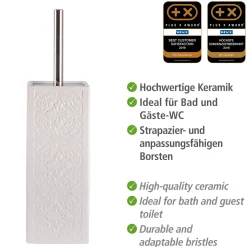 Wenko WC-Garnitur Cordoba Weiß Keramik