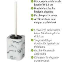 Wenko WC-Garnitur Desio WC-Bürstenhalter