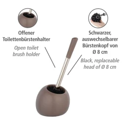 Wenko WC-Garnitur Polaris Taupe matt aus hochwertiger Keramik