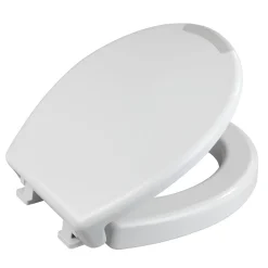Wenko WC-Sitz Secura Comfort aus antibakteriellem Duroplast mit Sitzflächenerhöhung