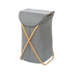 Wenko Wäschesammler Bahari aus Bambus Wäschekorb 79 l