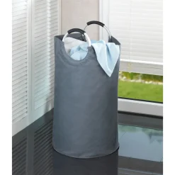 Wenko Wäschesammler Jumbo Anthrazit Multifunktionstasche 69 l