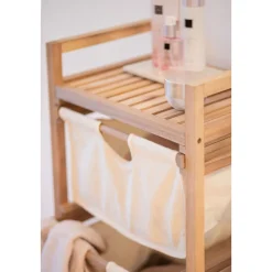 Wenko Wäschewagen Acina 3 Schubladen Haushaltswagen Rollwagen FSC