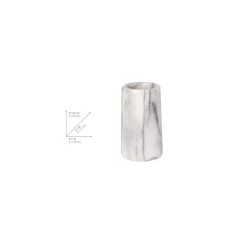 Wenko Zahnputzbecher Onyx Marmor
