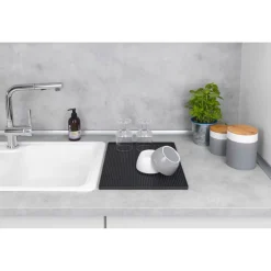 Wenko Abtropfmatte Mod. Maxi 40 x 30 cm, schwarz