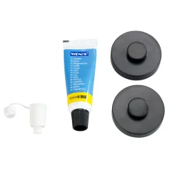 Wenko Adapter Schwarz Befestigen ohne bohren Power-Loc