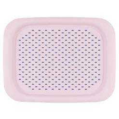 Wenko Anti-Rutsch Tablett 41,5 x 31,5 x 2,5 cm Rosa