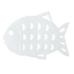 Wenko Anti-Rutsch-Sticker Fisch 6er Set Weiß