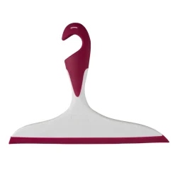 Wenko Badezimmerwischer Loano weiß-pink