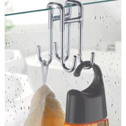 Wenko Doppel-Duschhaken Edelstahl