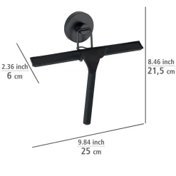 Wenko Duschabzieher Befestigen ohne bohren Vacuum-Loc