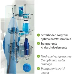 Wenko Dusch-Caddy Olesi Edelstahl