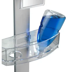 Wenko Duschcaddy Premium mit 2 Ablagen und Edelstahl-Haken