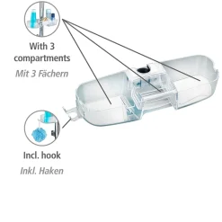 Wenko Duschstangencaddy Premium mit 3 Fächern