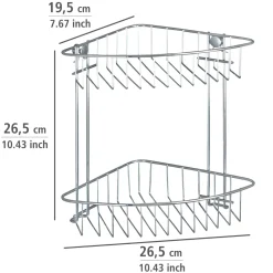 Wenko Eckregal Classic 2 Etagen