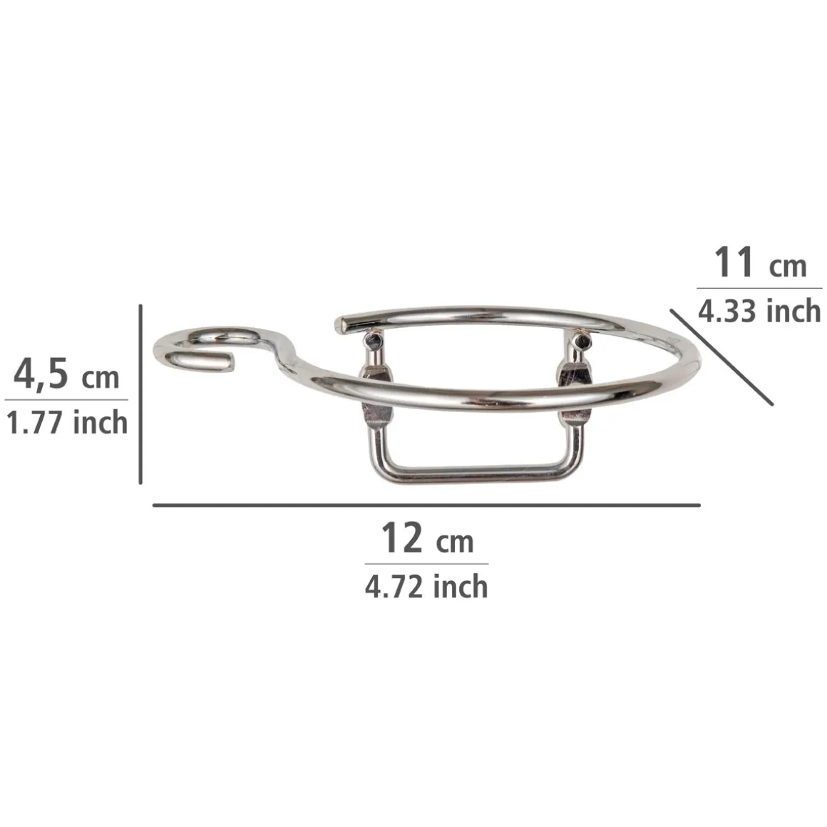 Wenko Haartrocknerhalter Milano Chrom