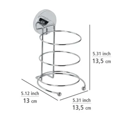 Wenko Haartrocknerhalter Befestigen ohne bohren Vacuum-Loc