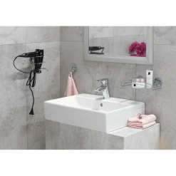 Wenko Haartrocknerhalter Befestigen ohne bohren Vacuum-Loc