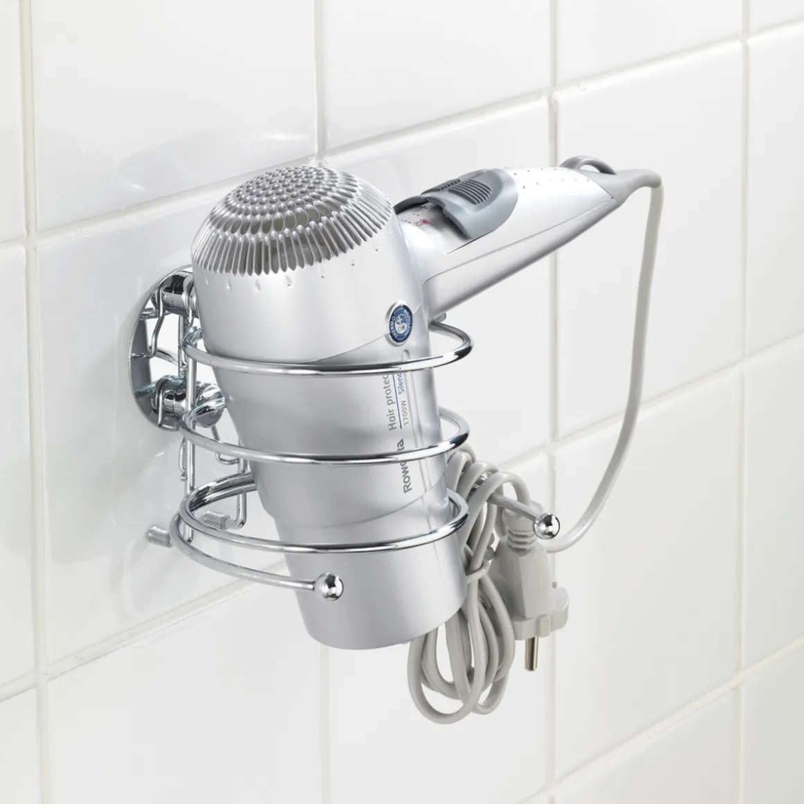 Wenko Haartrocknerhalter Befestigen ohne bohren Turbo-Loc