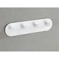 Wenko Hakenleiste Piceno Quadro weiß