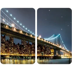 Wenko Herdabdeckplatte Brooklyn Bridge 2er Set