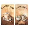 Wenko Herdabdeckplatte Kaffee 2er Set