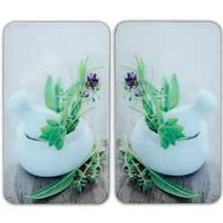 Wenko Herdabdeckplatte Kräutergarten 2er Set